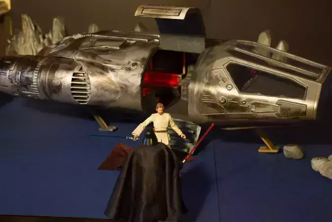 obiwan kenobi dropship  3D print model obiwan kenobi dropship  3D print model