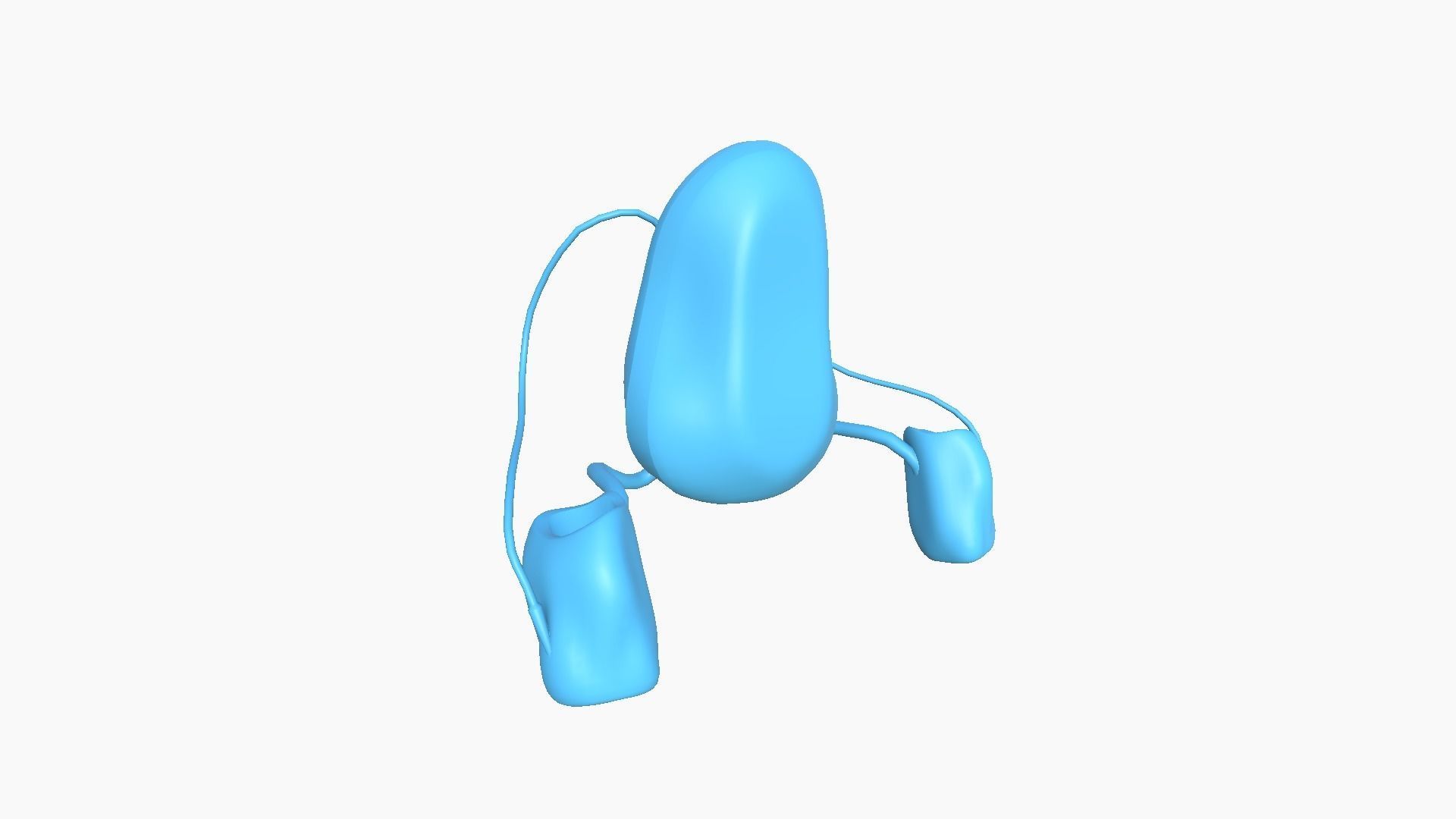 Jetpack H05 Yellow Black - SciFi Character Design Low-poly 3D model_9