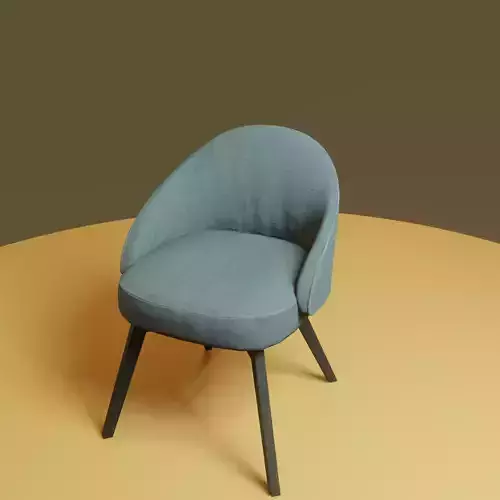 Chair 3 Low-poly 3D model