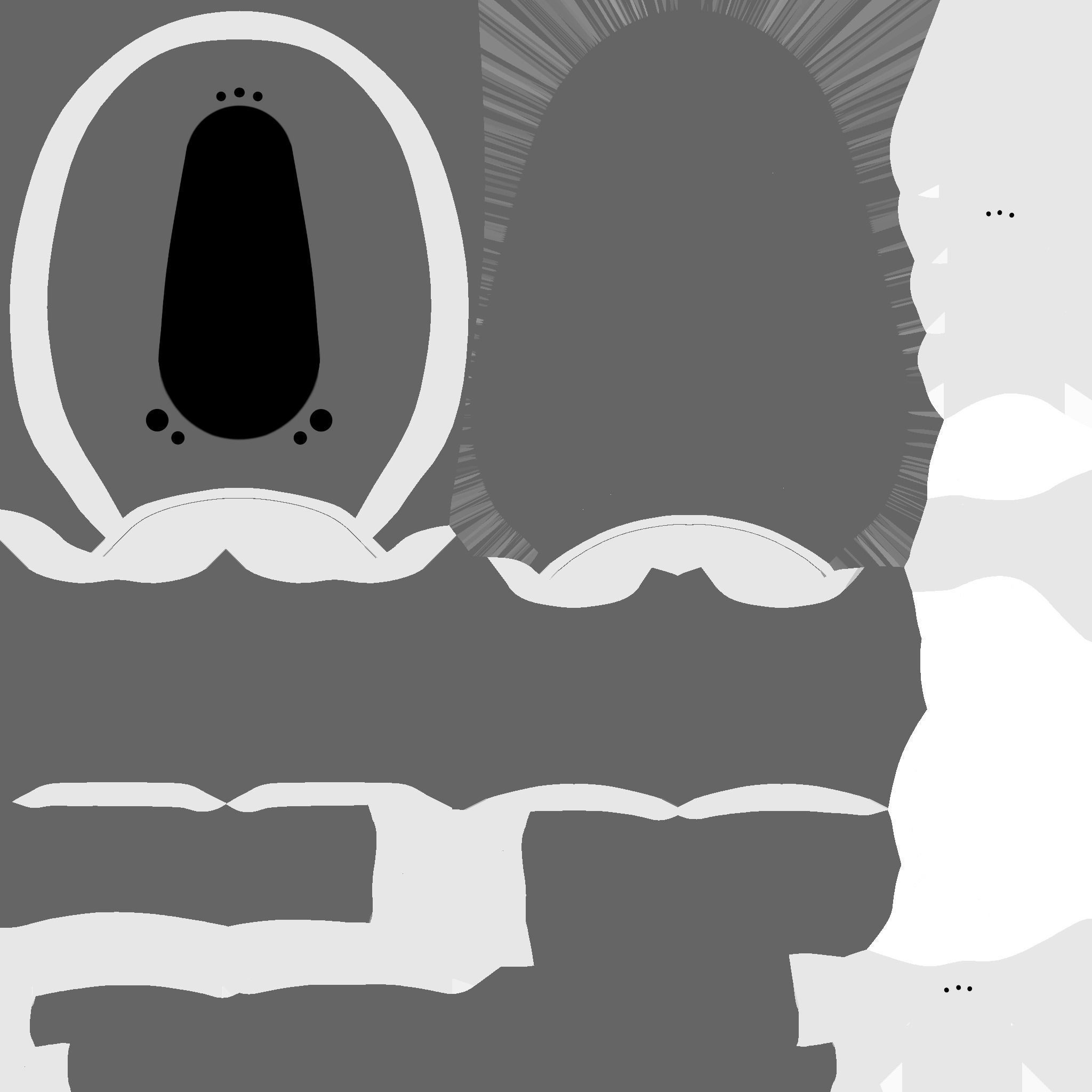 Jetpack H08 Green Camouflage - SciFi Character Design Low-poly 3D model_23