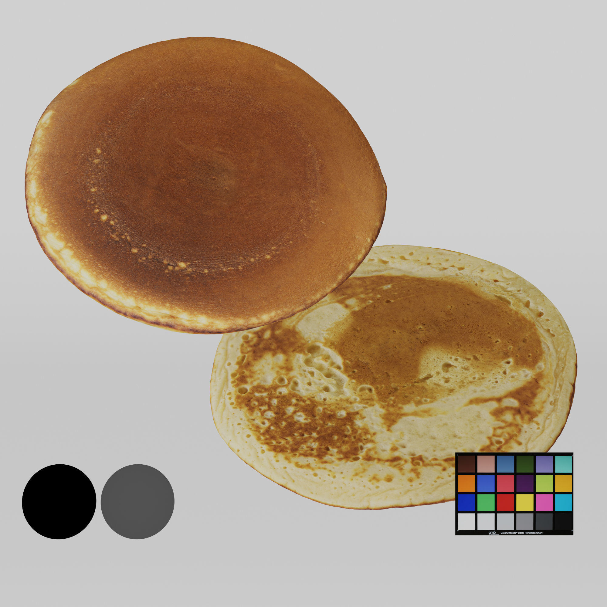Pancake 3D model_2