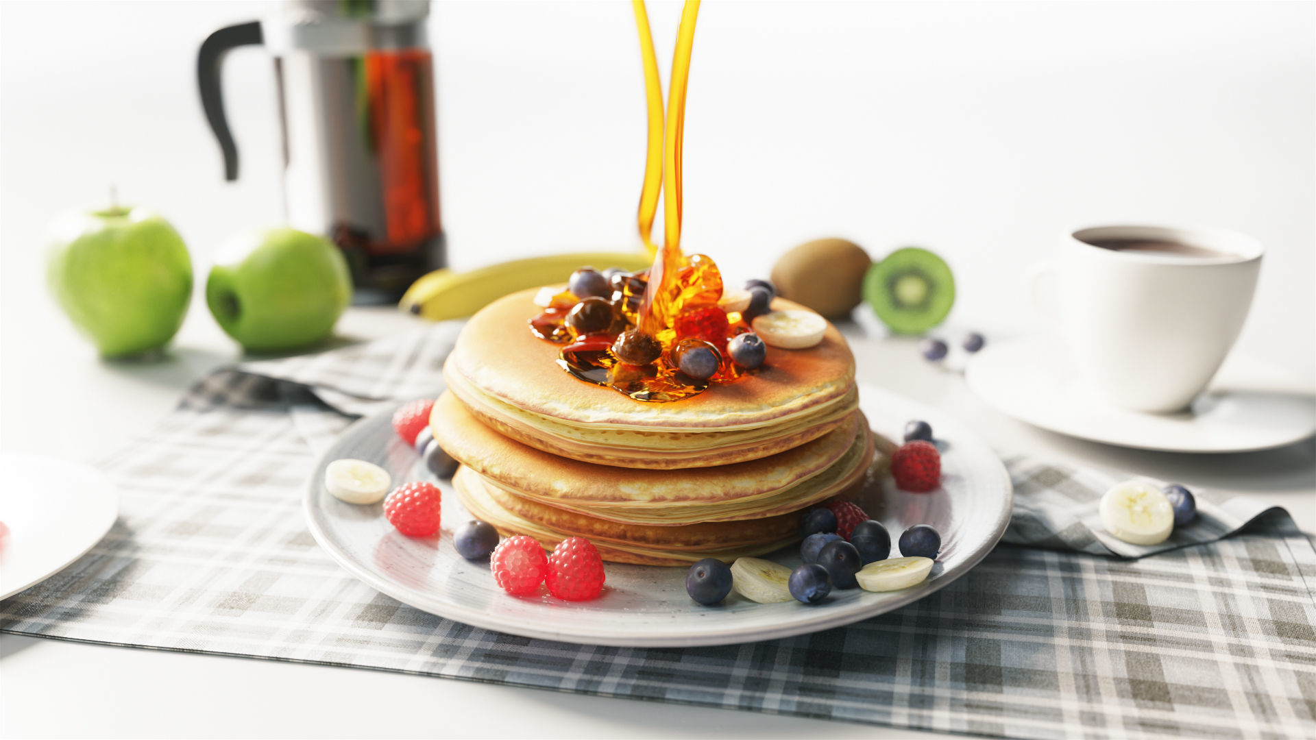 Pancake 3D model_7