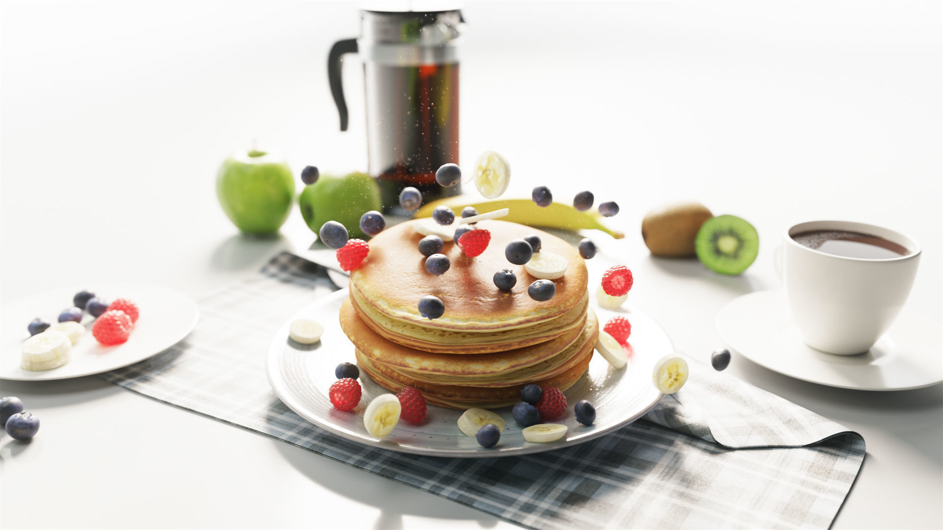 Pancake 3D model_6