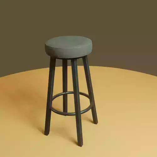 Bar stool 3D model