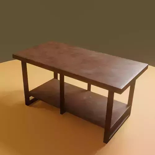 Coffee Table 1 Low-poly 3D model