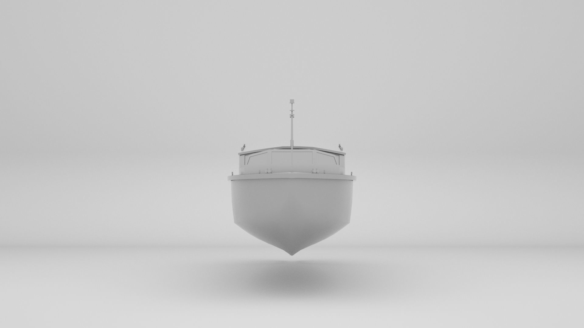 Lifeboat - Type 7 - World War 2 Warship 3D model_6