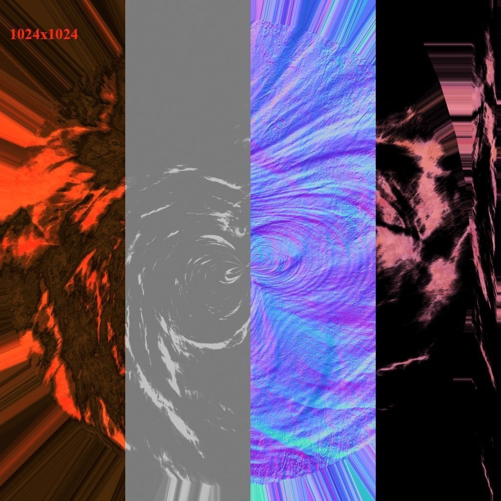 Low-poly Ancient Floating Shrine Low-poly 3D model_9