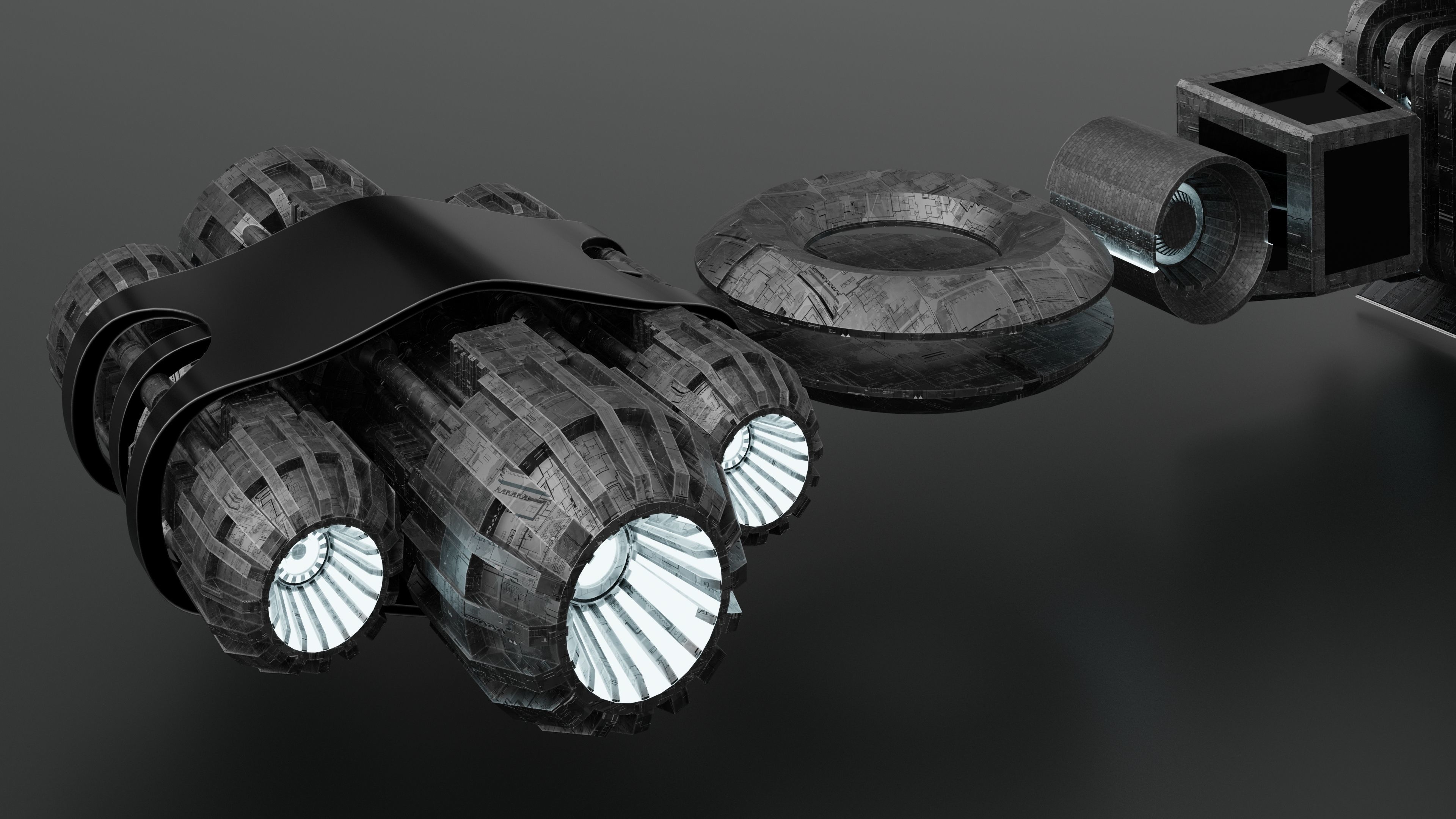 3d Space Models Low-poly 3D model_3