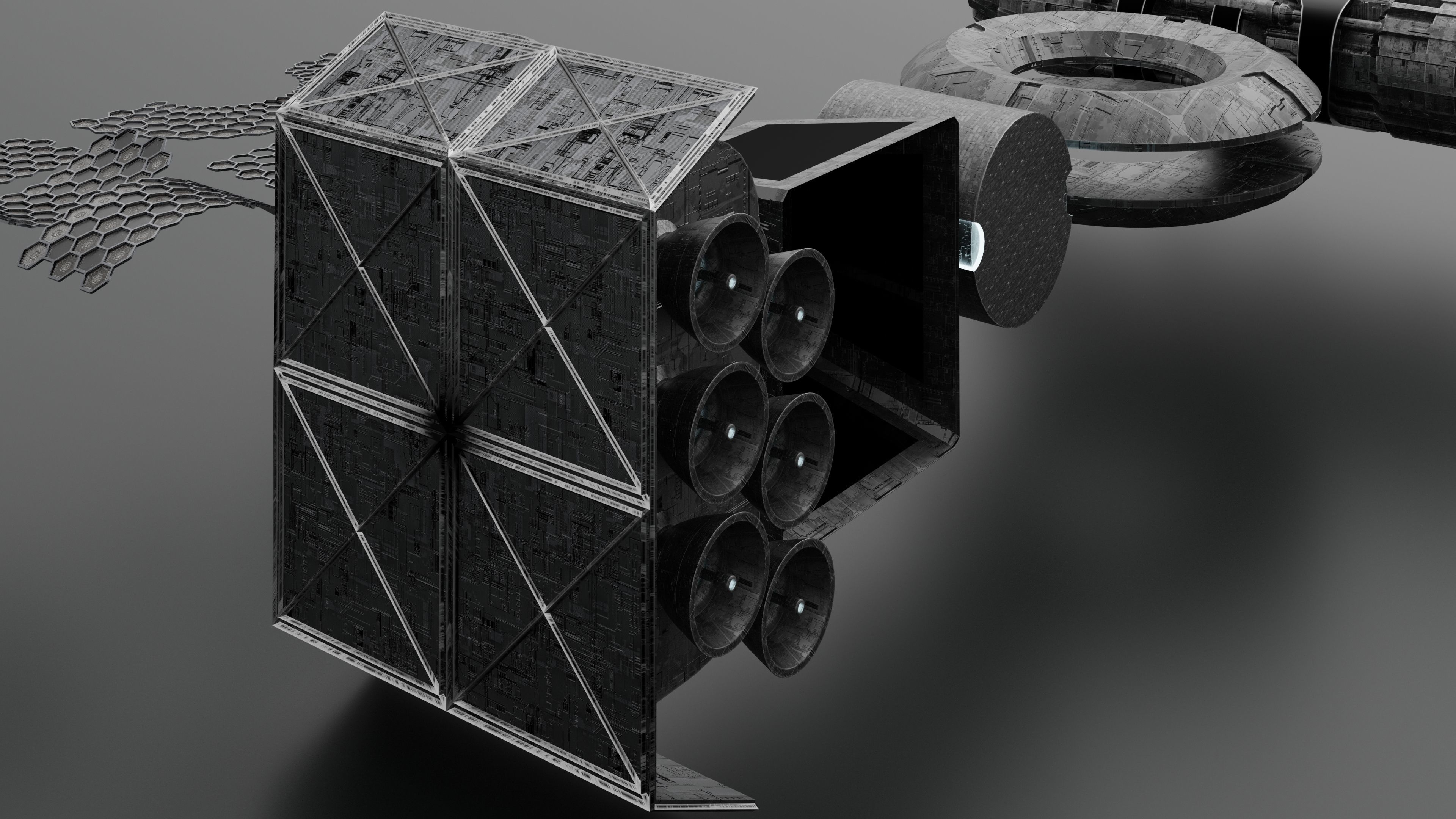 3d Space Models Low-poly 3D model_2