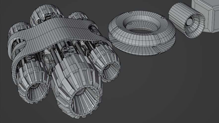 3d Space Models Low-poly 3D model_10