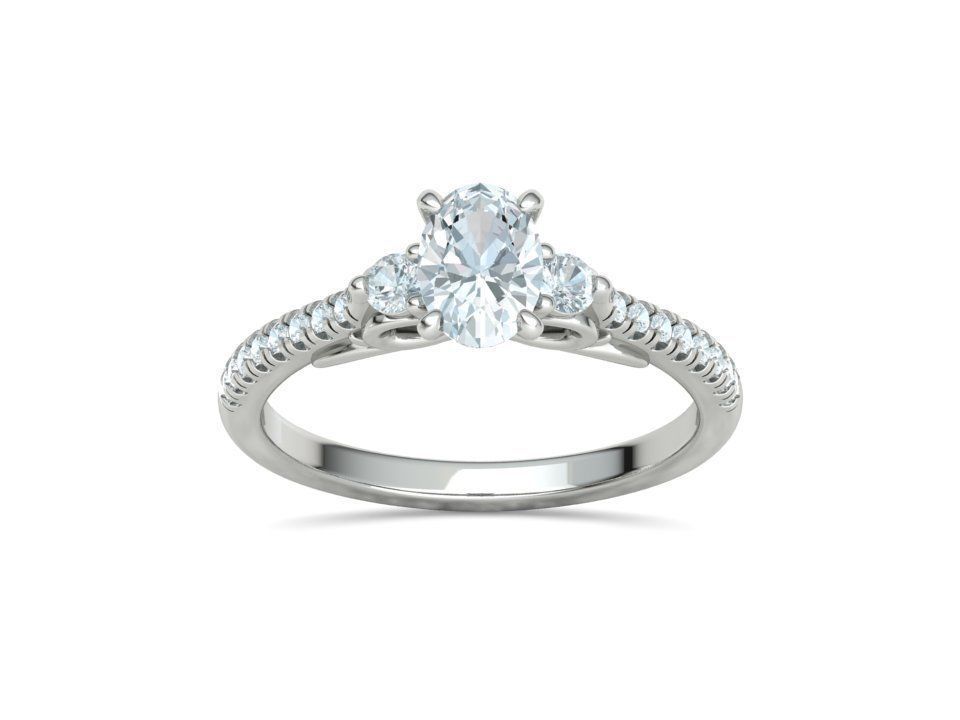 Emma Engagement 3-stone Rings Collections _21