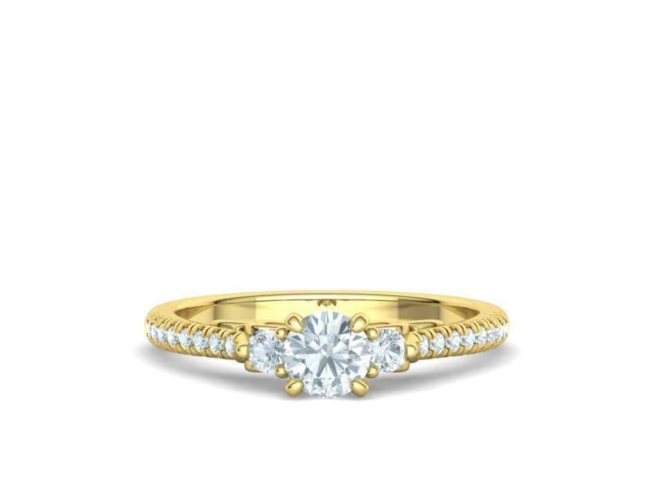 Emma Engagement 3-stone Rings Collections _34