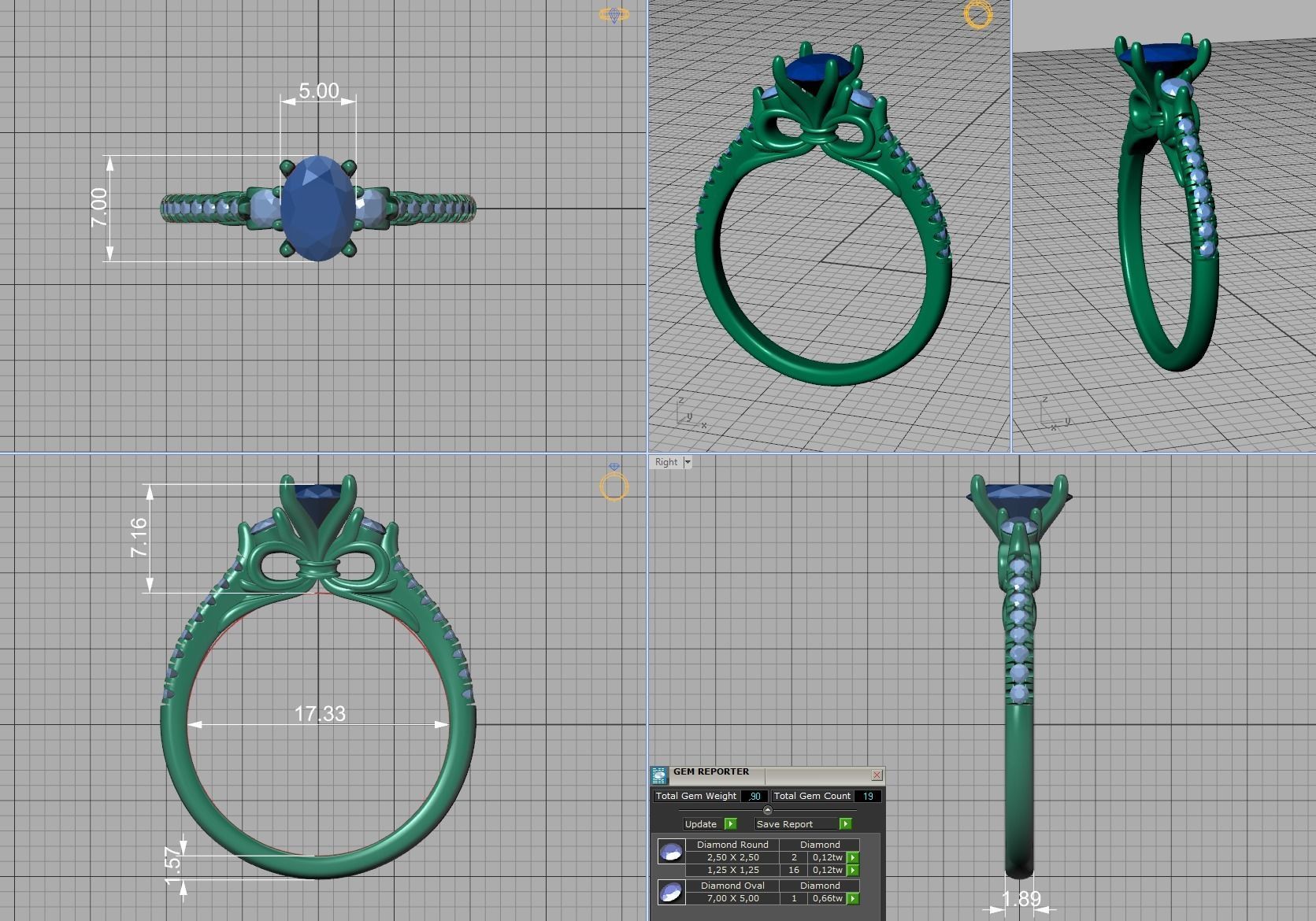 Emma Engagement 3-stone Rings Collections _9