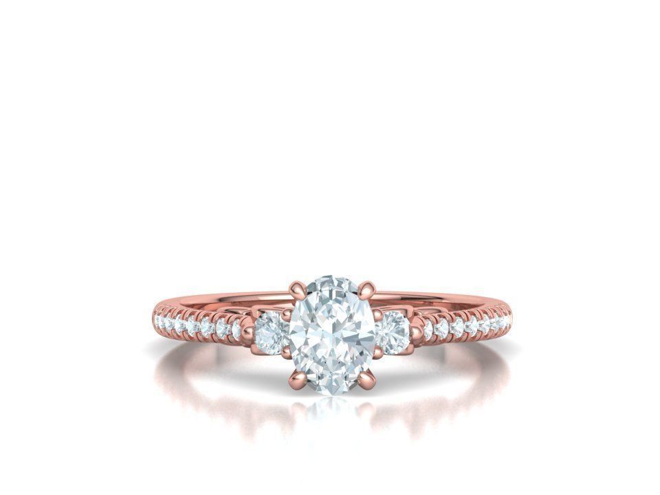 Emma Engagement 3-stone Rings Collections _6