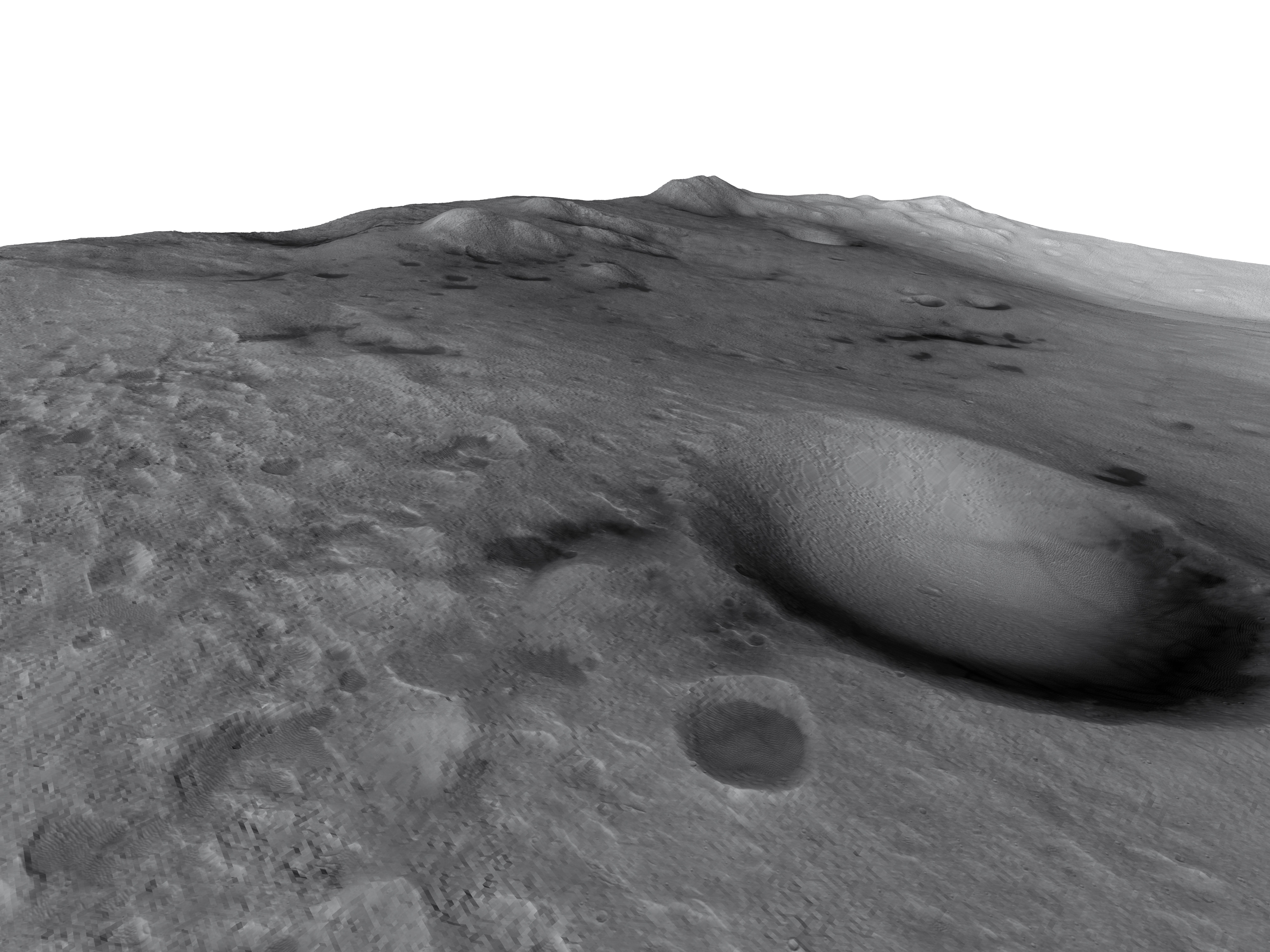 MARS VR - Intracrater Sand Dunes and Patch Changes 3D model_1