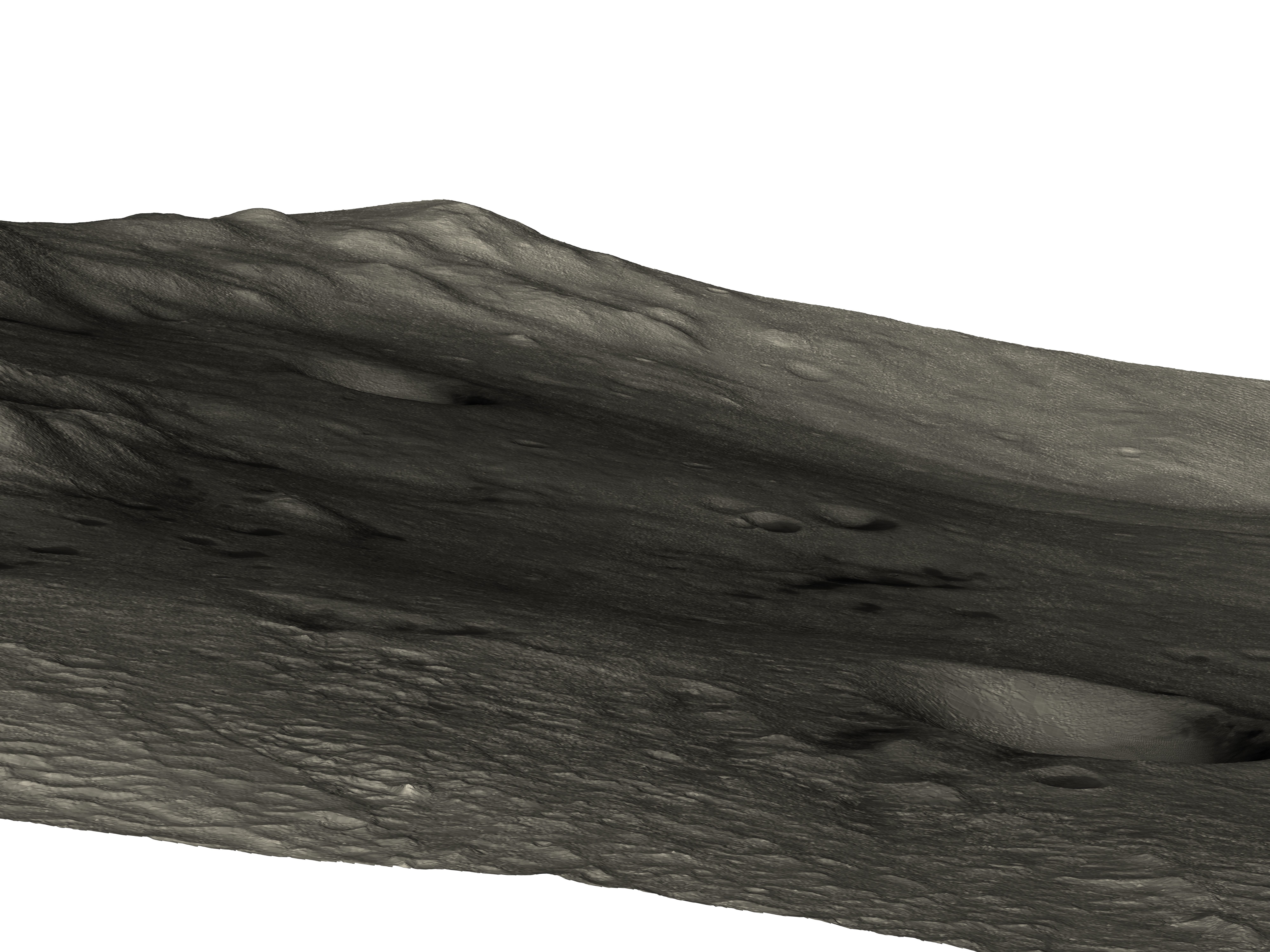 MARS VR - Intracrater Sand Dunes and Patch Changes 3D model_3