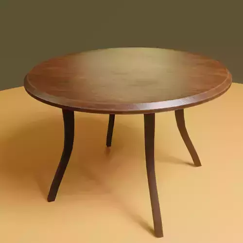 Coffee Table 2 Low-poly 3D model