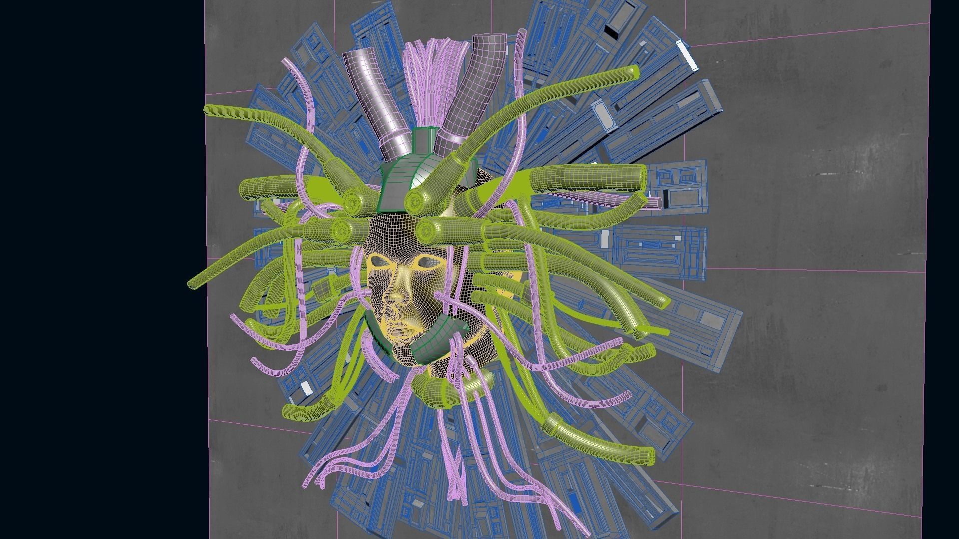 Cyber God 3D model_27