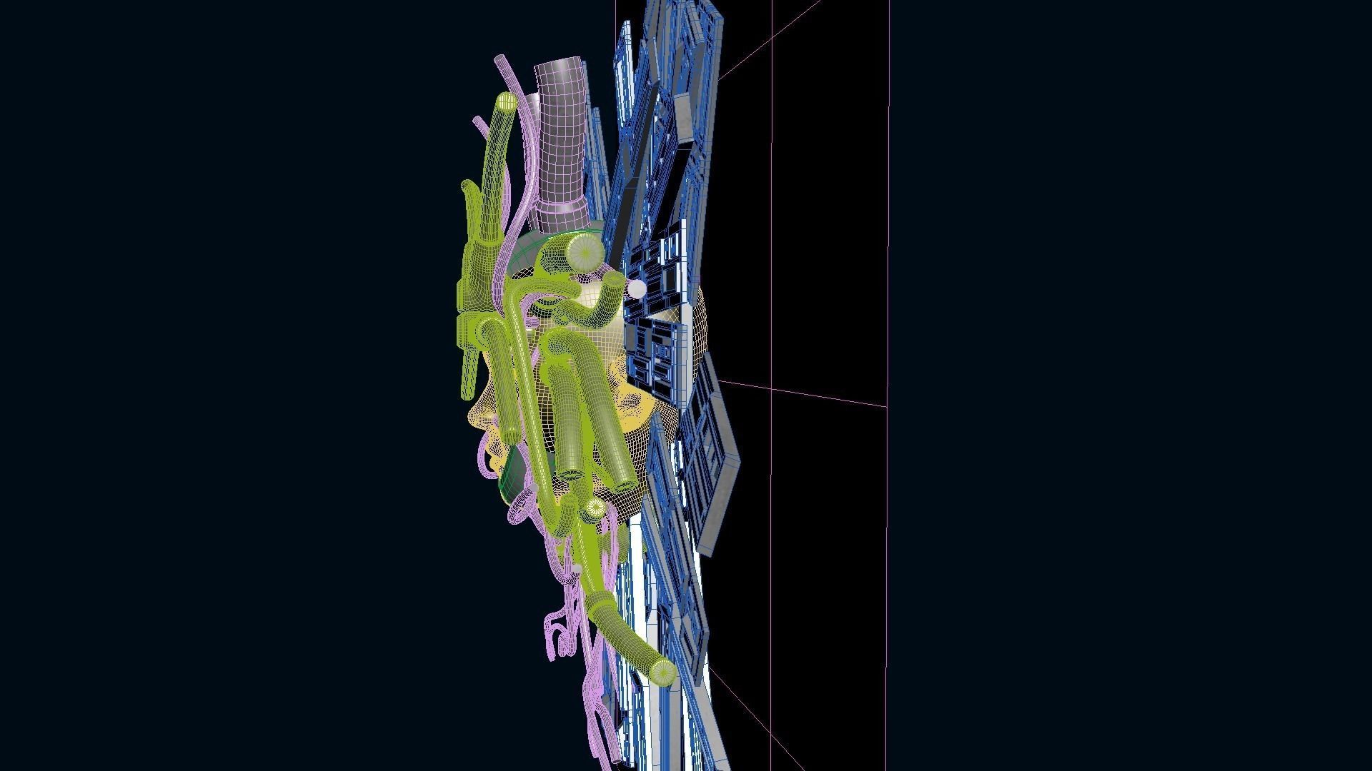 Cyber God 3D model_35