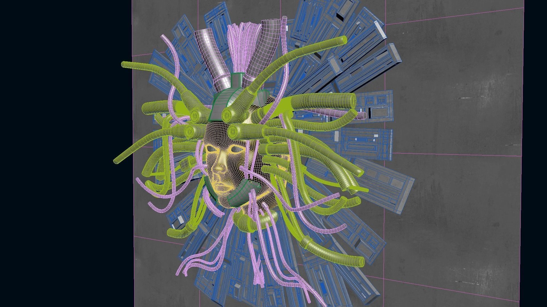 Cyber God 3D model_28