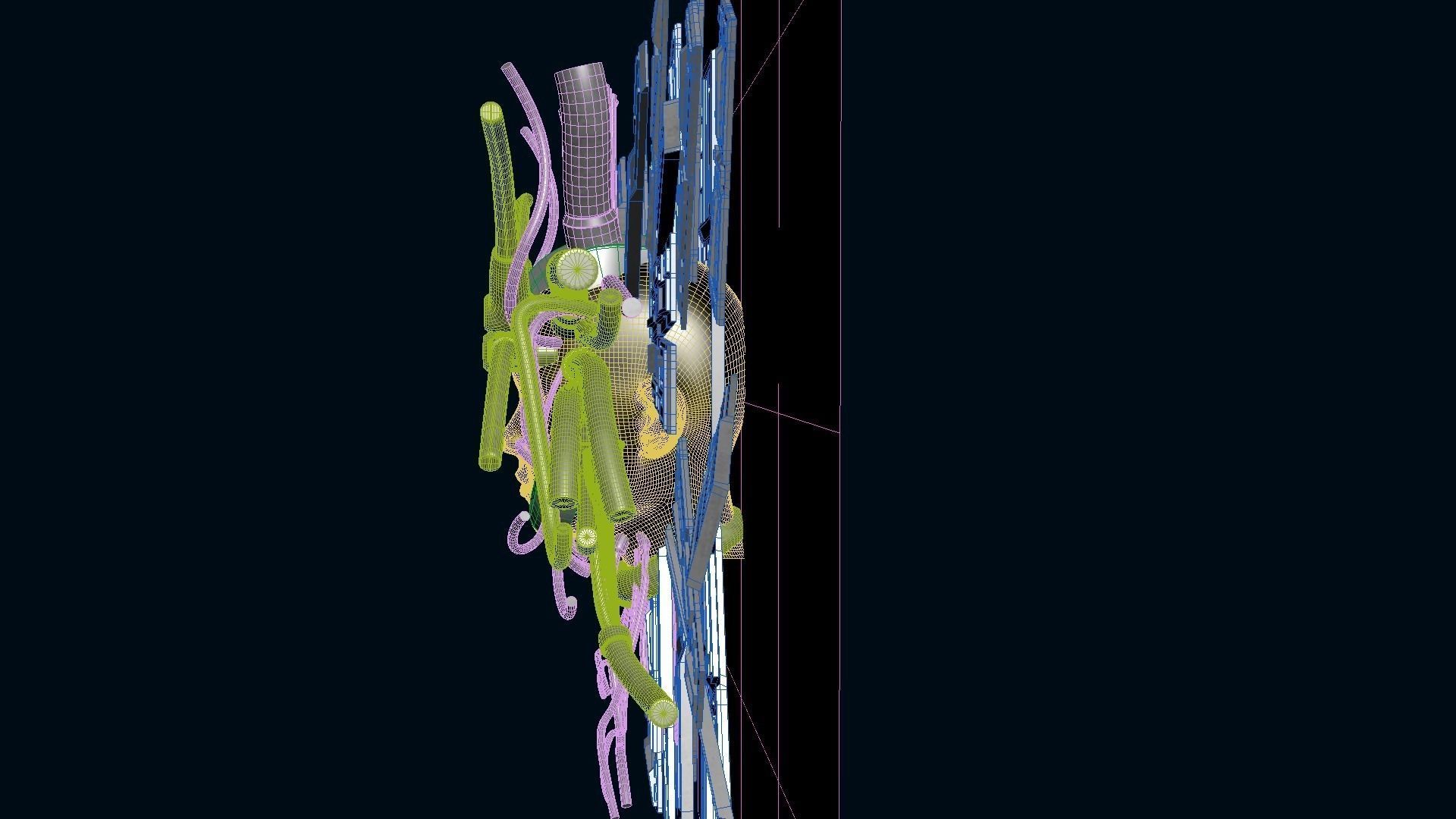 Cyber God 3D model_36