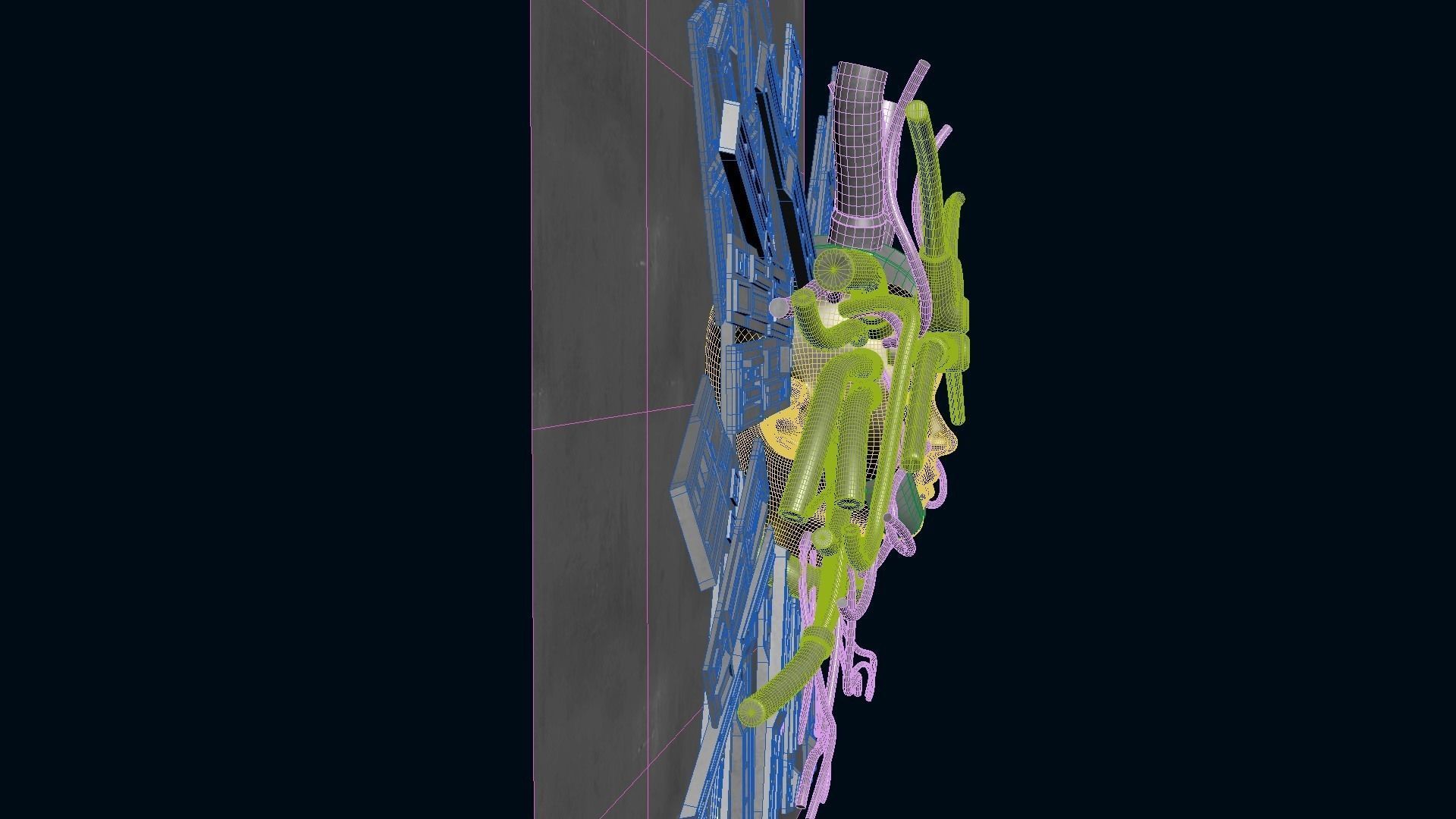 Cyber God 3D model_8