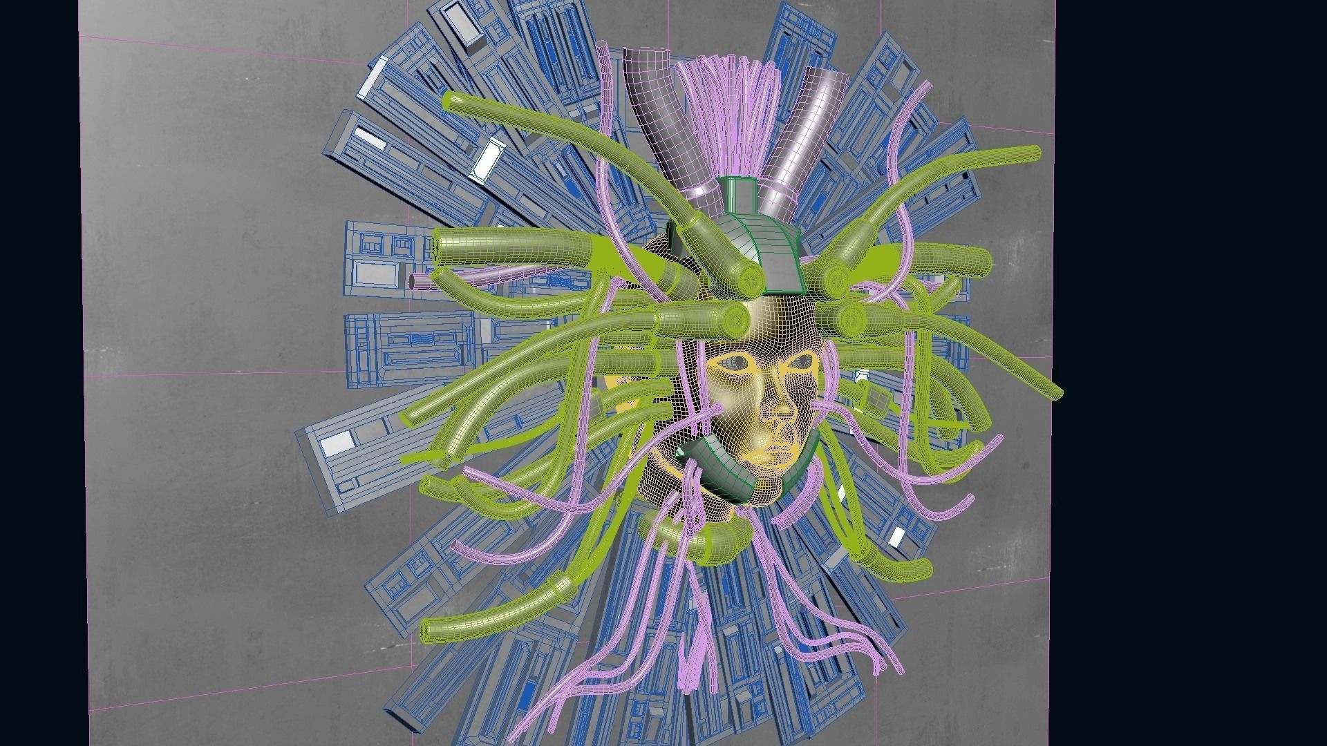 Cyber God 3D model_16