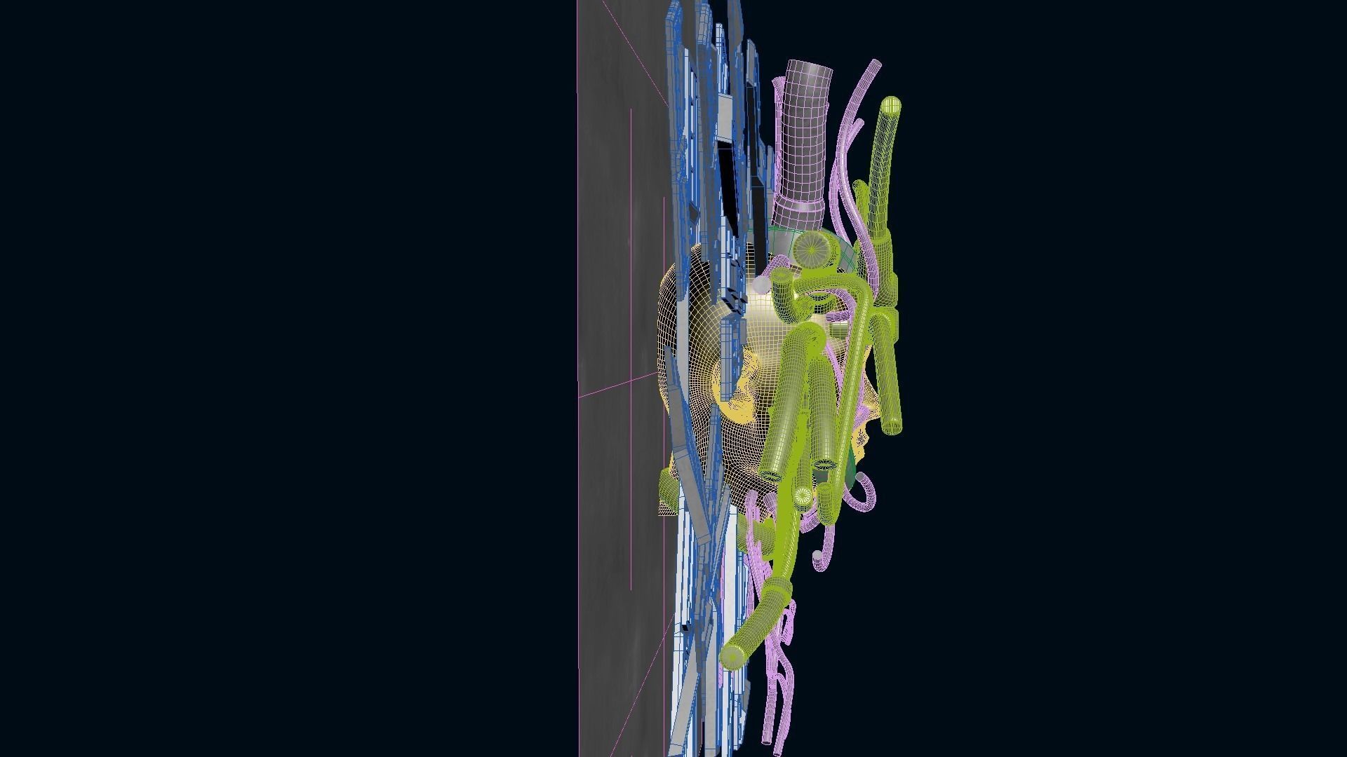 Cyber God 3D model_7