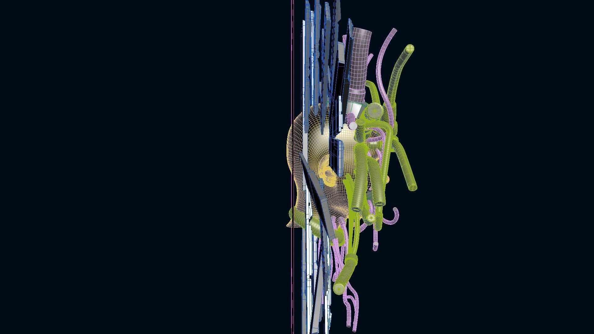 Cyber God 3D model_6