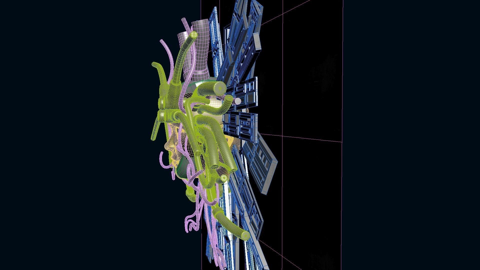 Cyber God 3D model_34