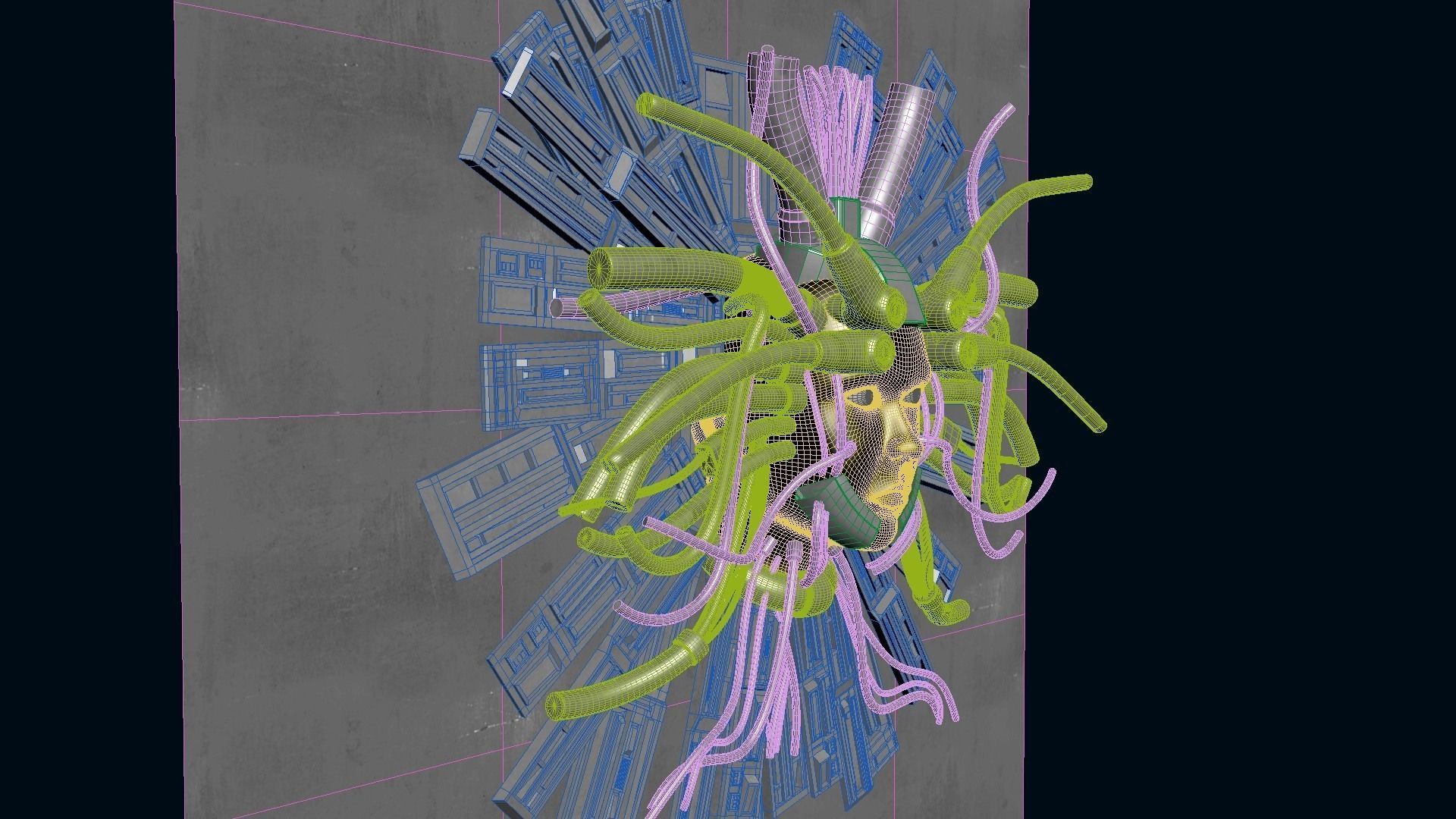 Cyber God 3D model_13