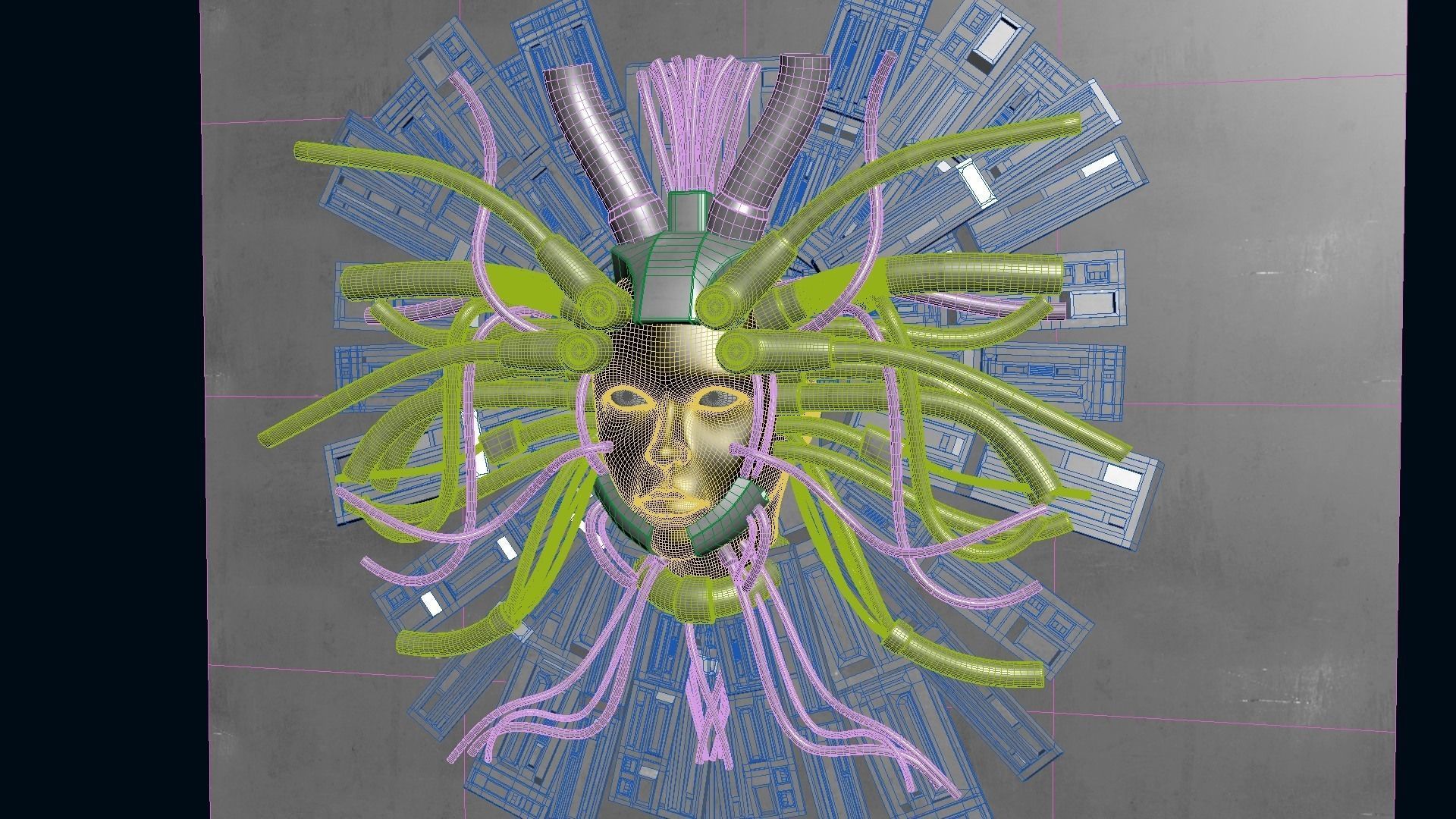 Cyber God 3D model_24