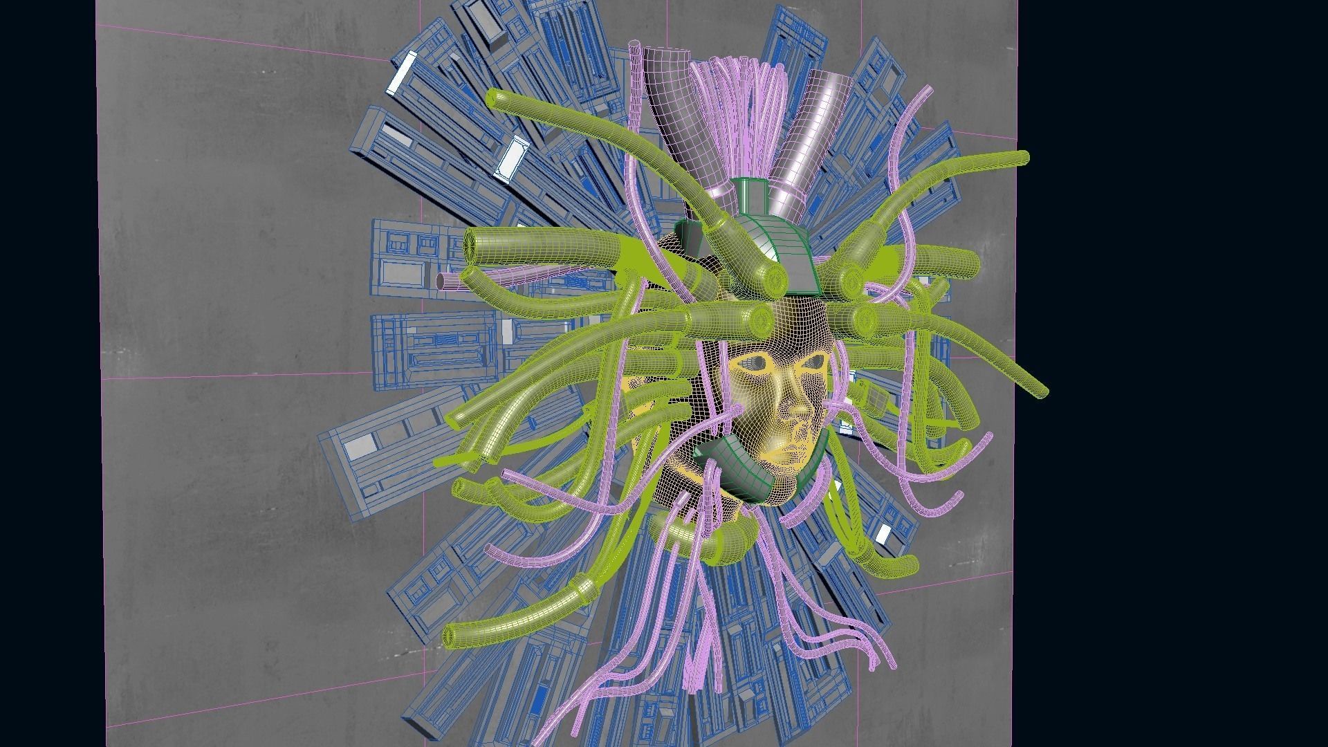 Cyber God 3D model_15