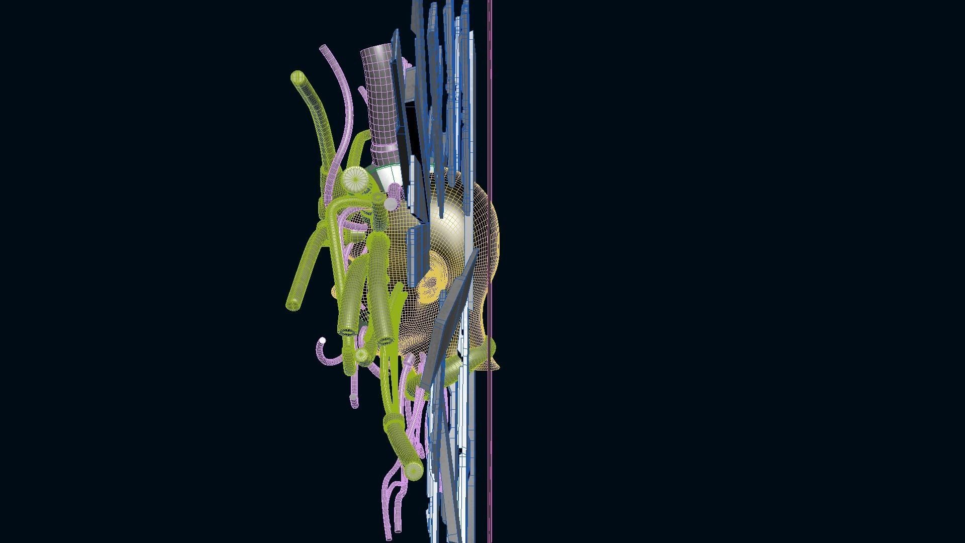 Cyber God 3D model_37