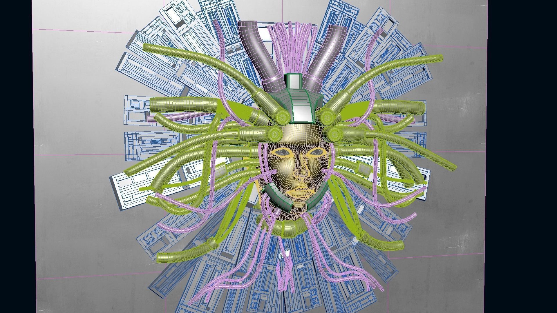 Cyber God 3D model_19