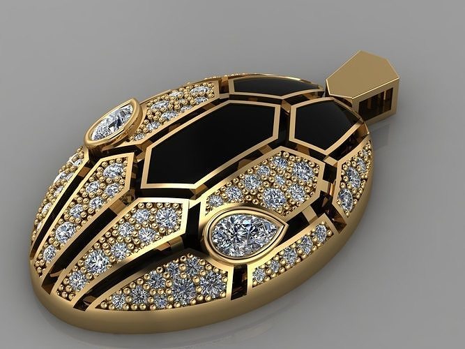 Snake Pendant 3D print model