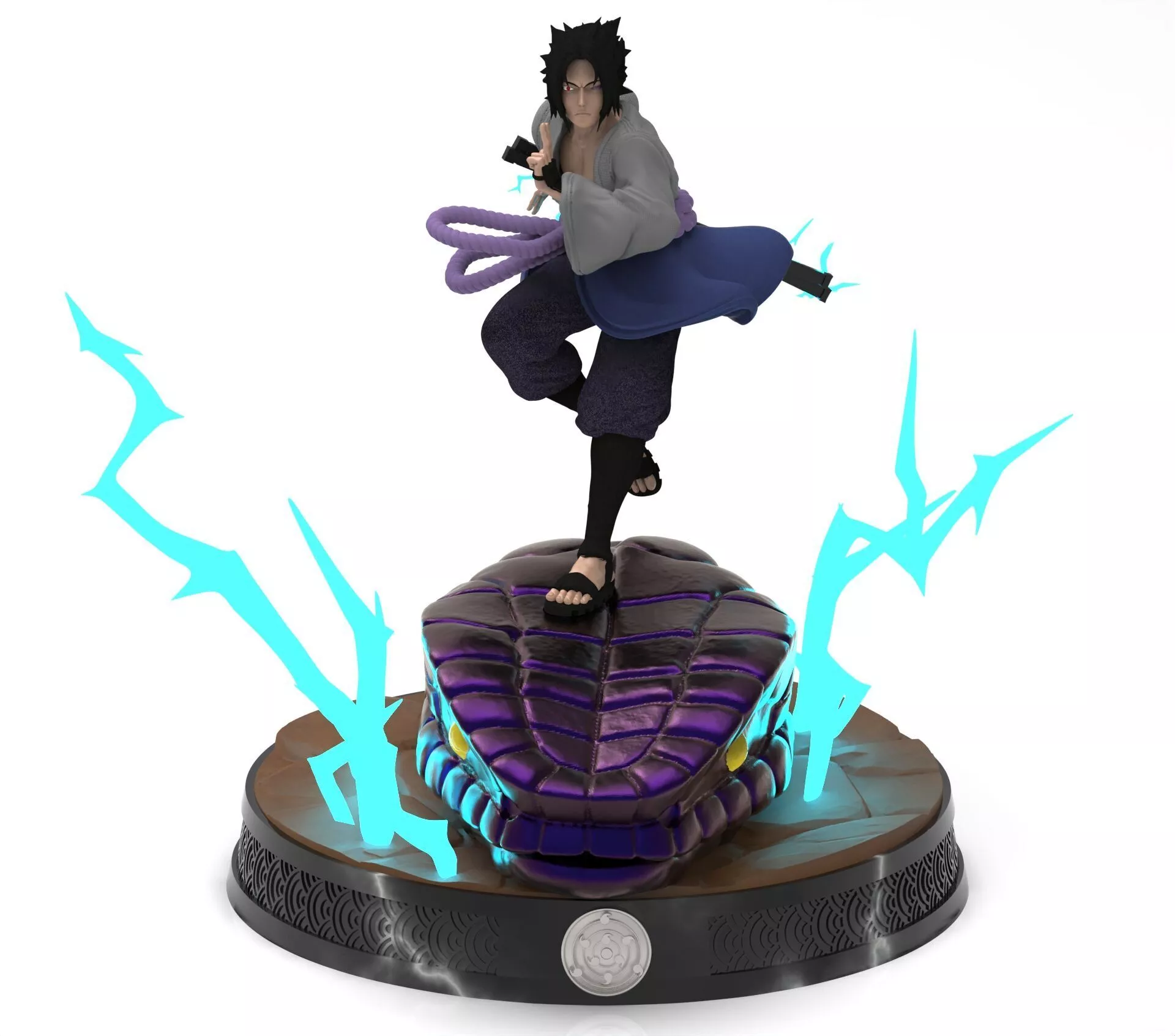 SASUKE AODA - NARUTO SHIPPUDEN 3D print model