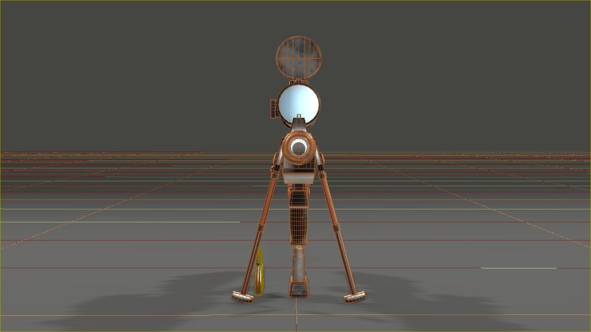 FR-F2 Sniper Rifle - used Low-poly 3D model_18