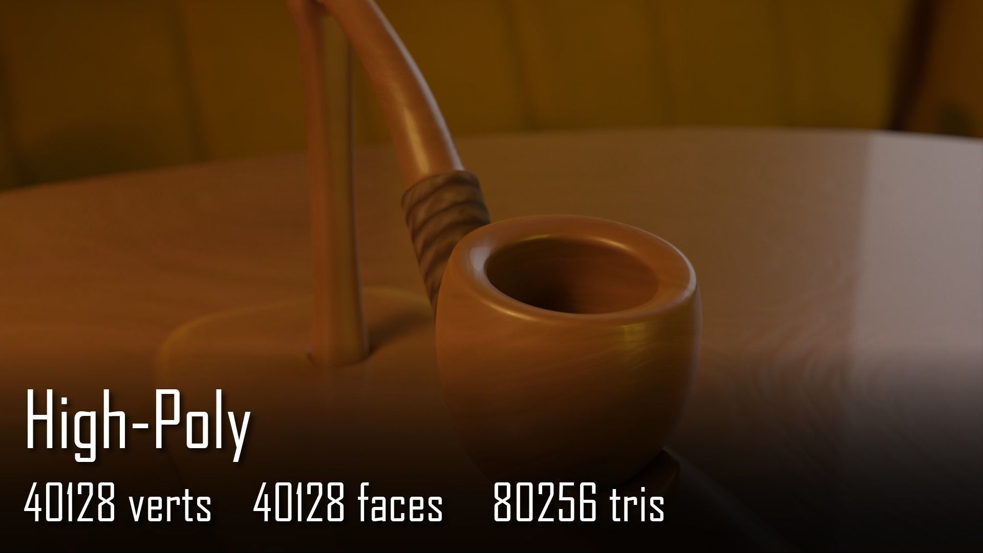 Ultimate Smoking Pipe Collections Low-poly 3D model_91