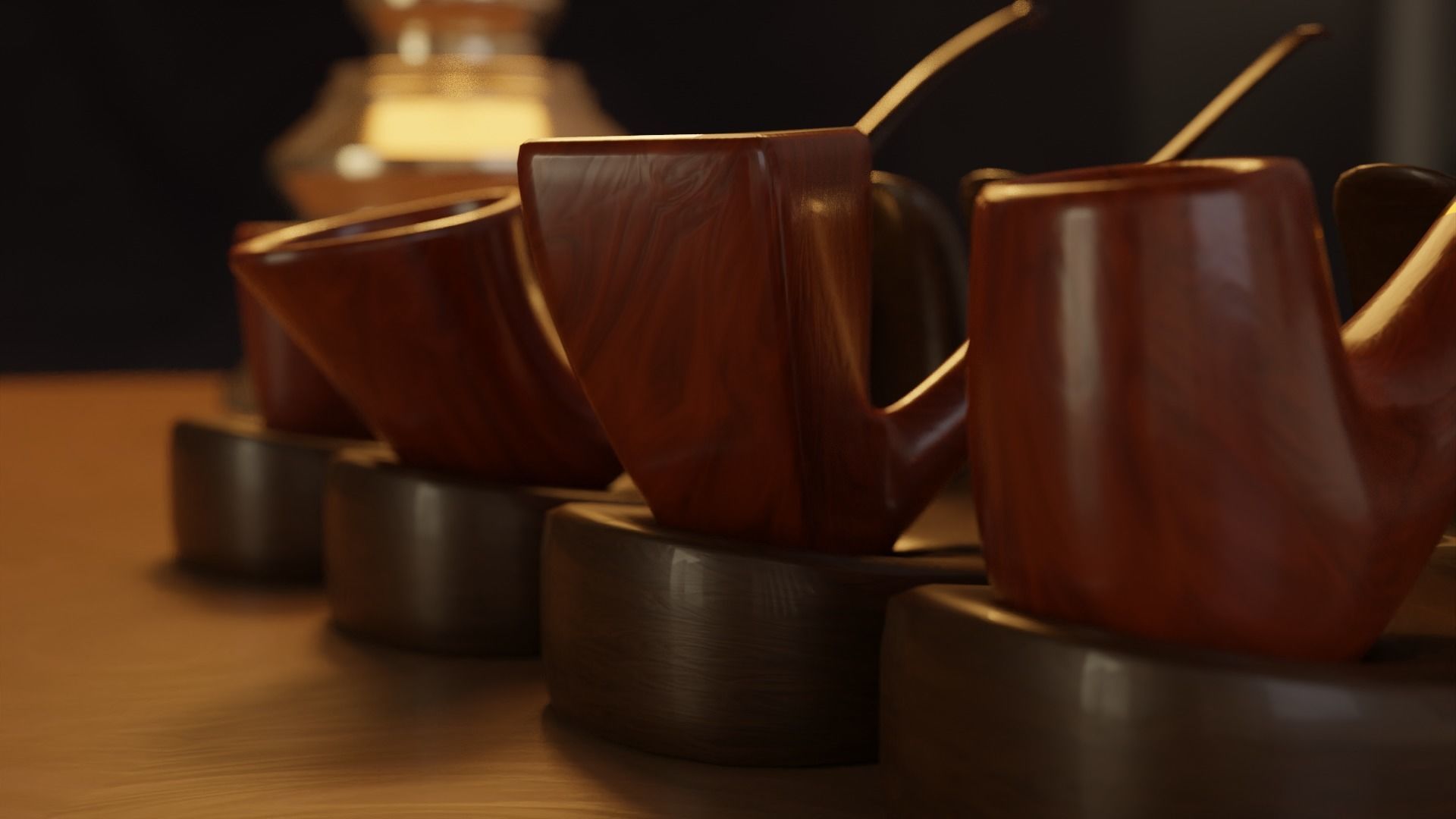 Ultimate Smoking Pipe Collections Low-poly 3D model_7