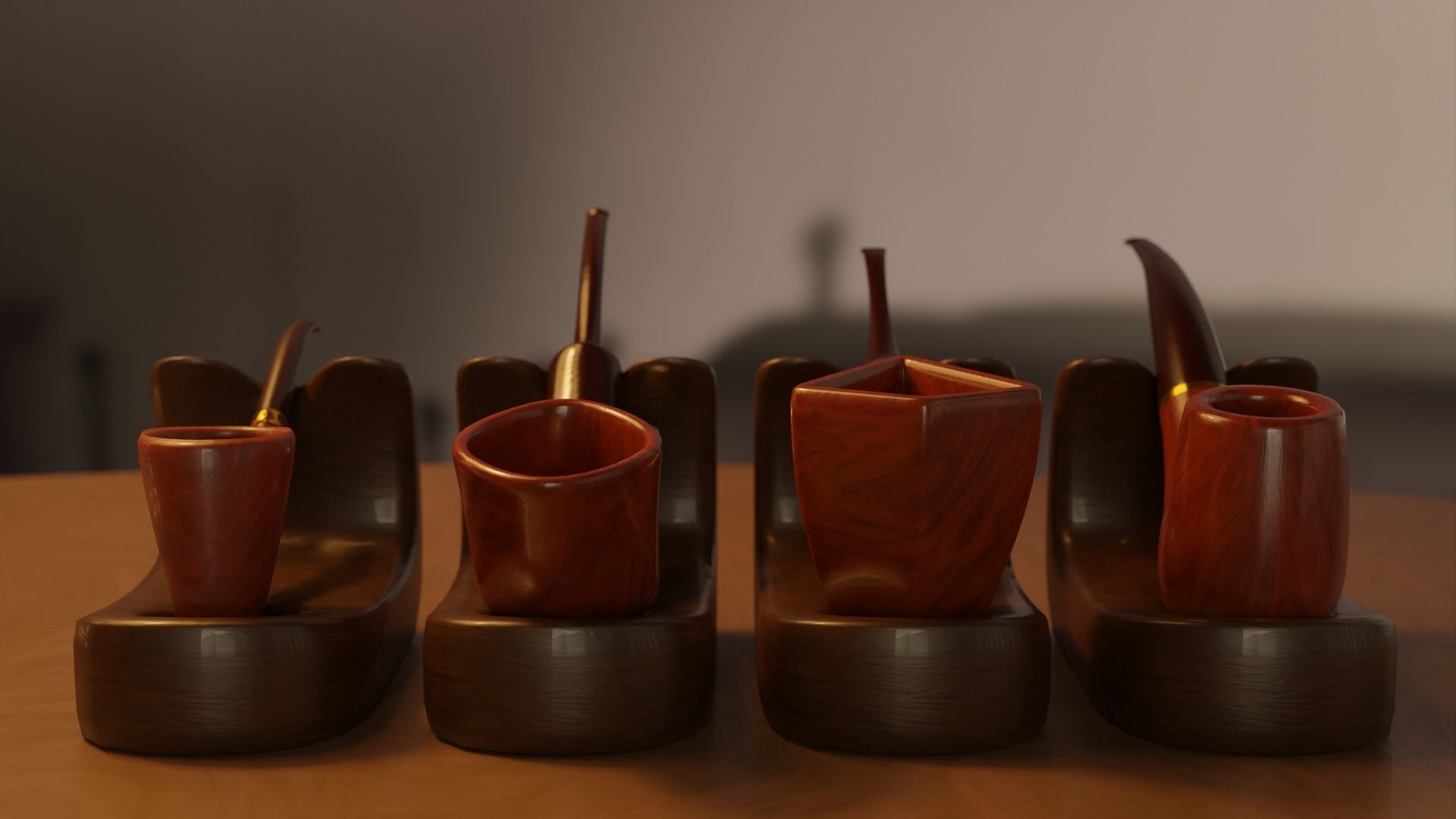 Ultimate Smoking Pipe Collections Low-poly 3D model_6