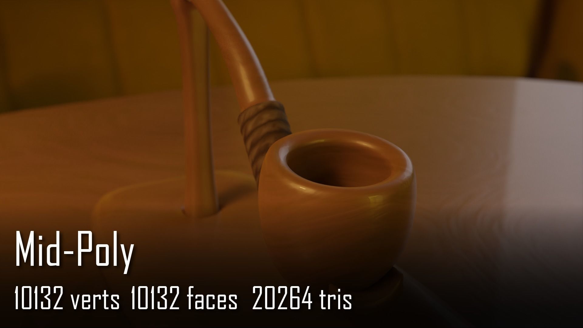 Ultimate Smoking Pipe Collections Low-poly 3D model_90