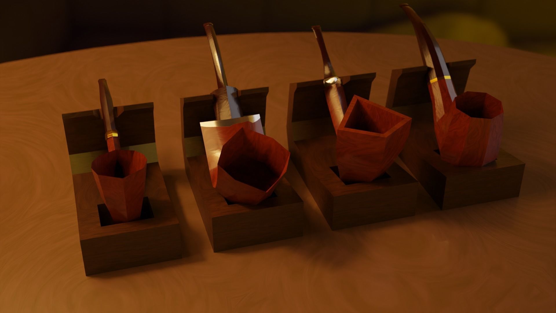 Ultimate Smoking Pipe Collections Low-poly 3D model_11