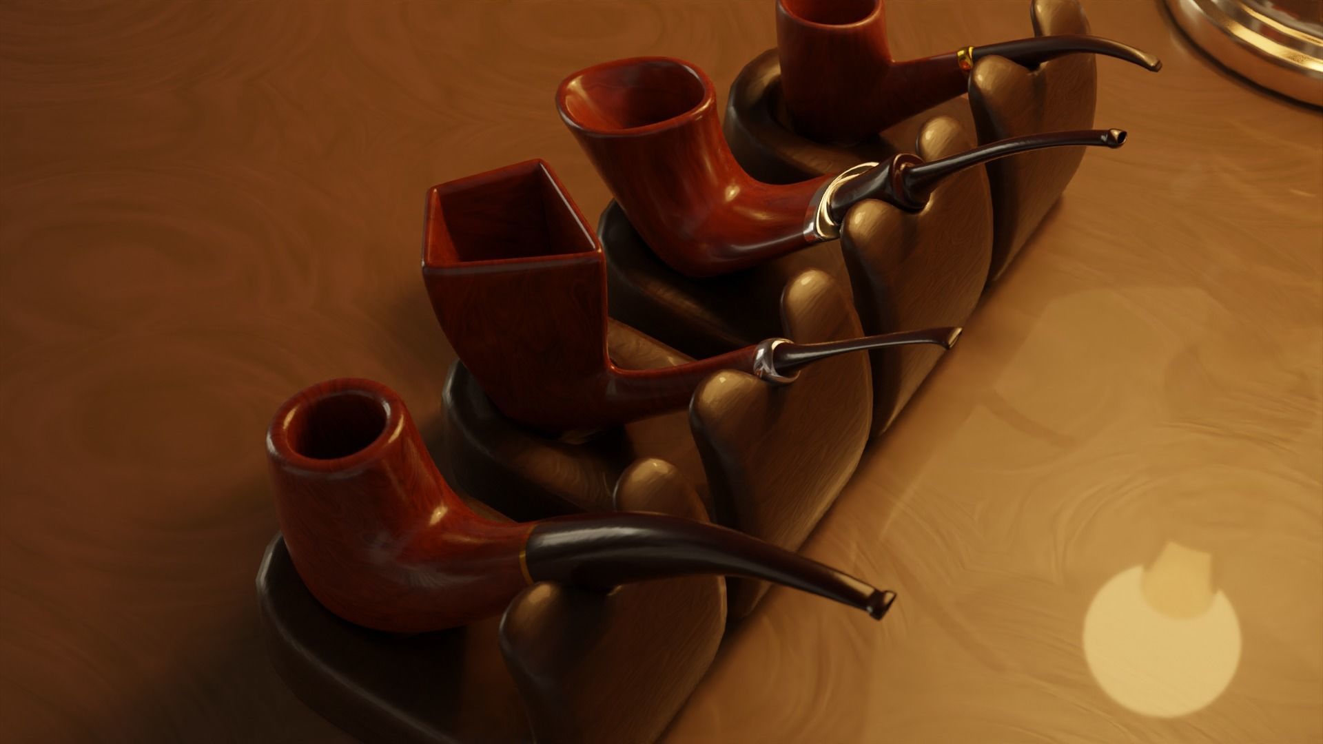 Ultimate Smoking Pipe Collections Low-poly 3D model_23