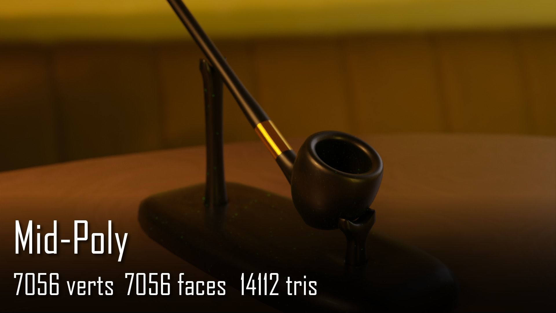 Ultimate Smoking Pipe Collections Low-poly 3D model_58