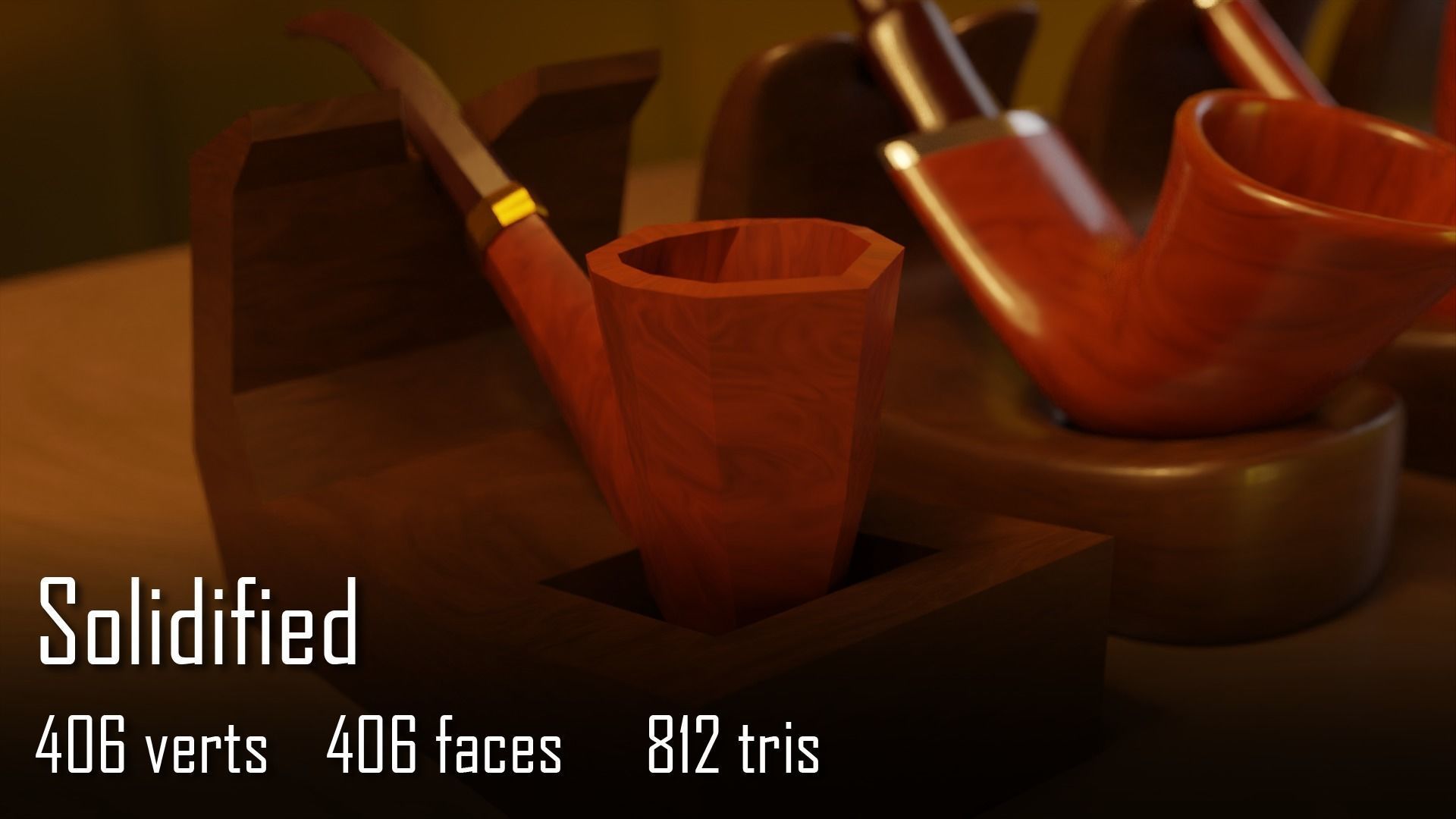 Ultimate Smoking Pipe Collections Low-poly 3D model_81