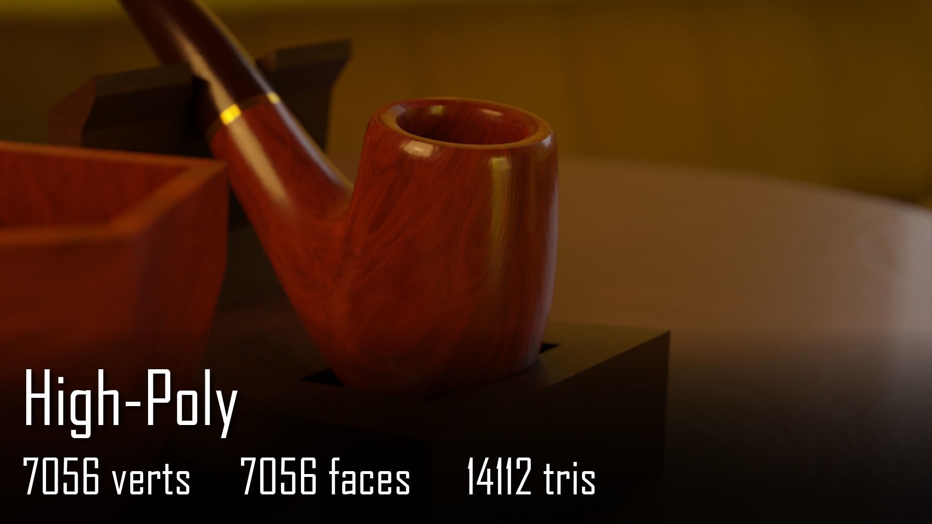 Ultimate Smoking Pipe Collections Low-poly 3D model_43