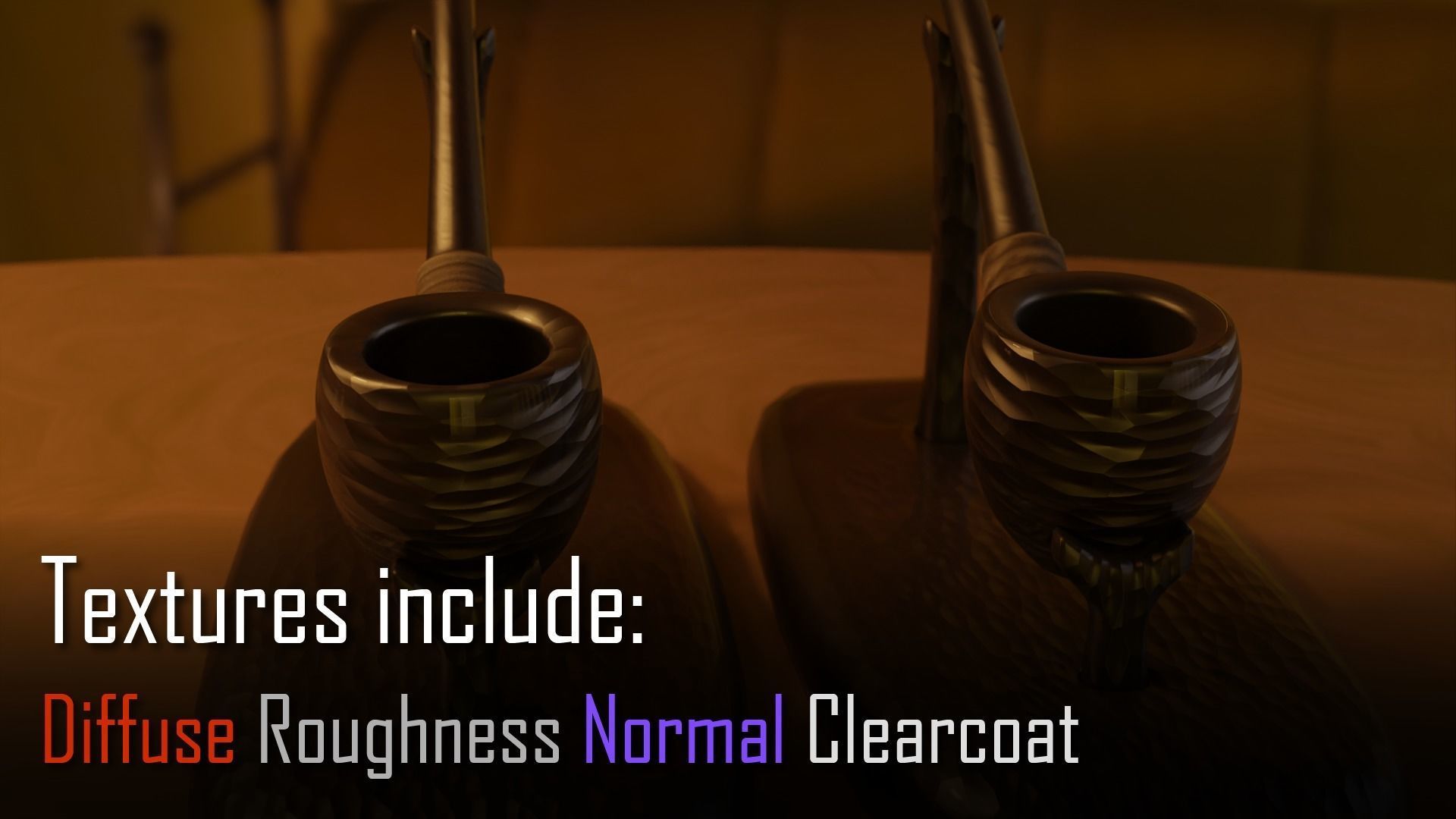 Ultimate Smoking Pipe Collections Low-poly 3D model_47