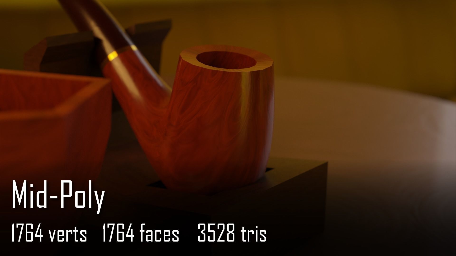 Ultimate Smoking Pipe Collections Low-poly 3D model_42
