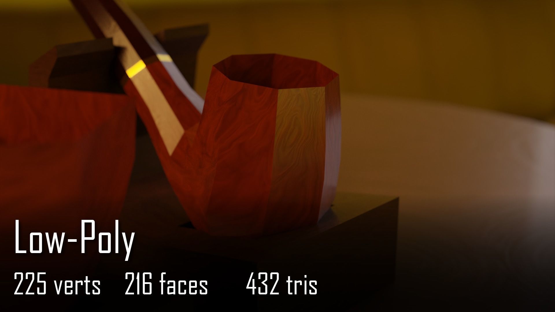 Ultimate Smoking Pipe Collections Low-poly 3D model_40